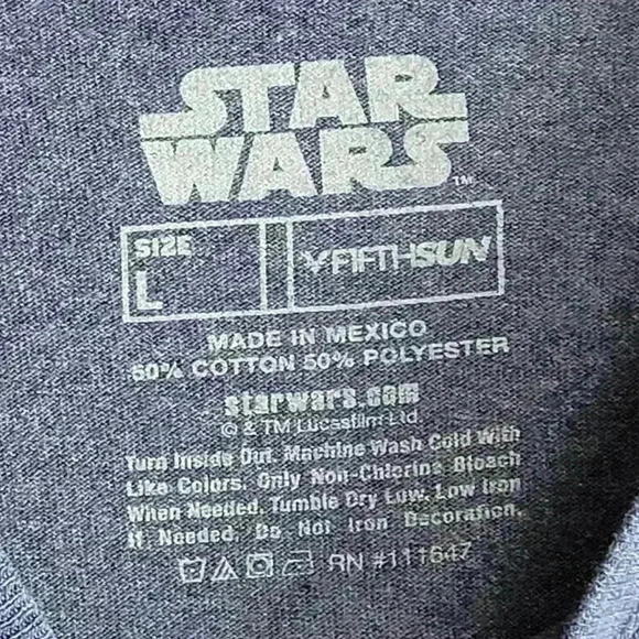 COPY - Star Wars Mens' Boba Fett Outline On A Circular Sunset Gradient T-Shirt … - Picture 3 of 9